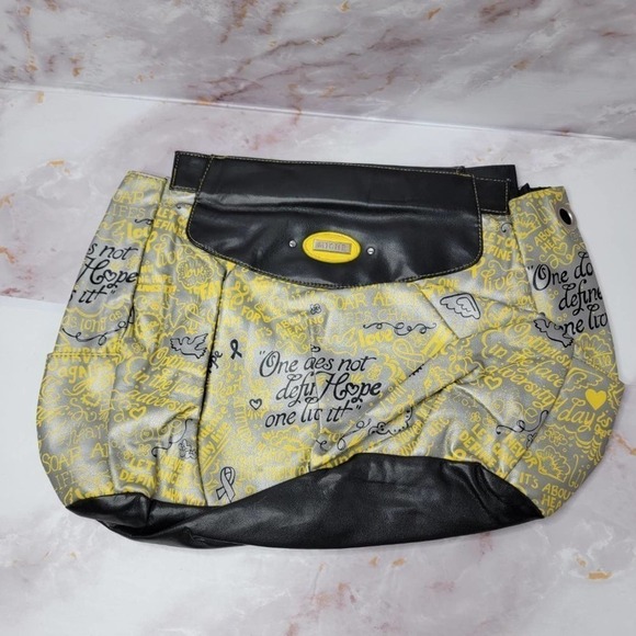 YELLOW Hope Prima Miche Purse SHELL ONLY Adjustable straps interchangeable exter - Picture 5 of 9